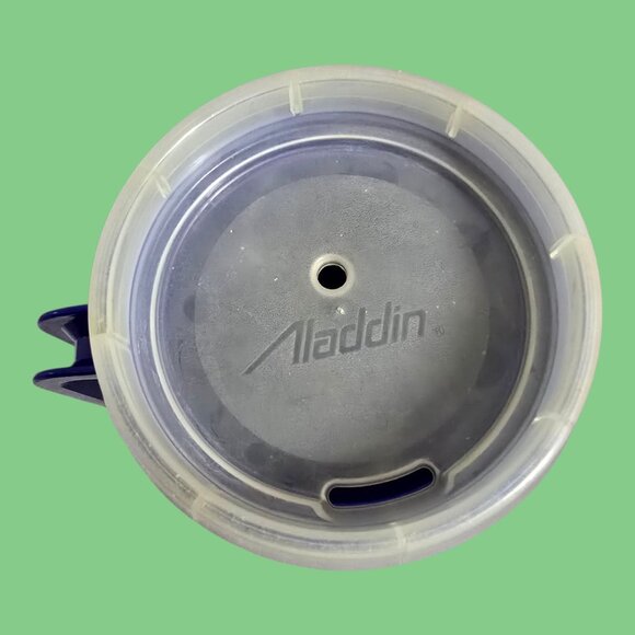 Vtg Joe Camel Aladdin Travel Mug Cup "Smooth Character" 20 oz Blue Made In USA - Picture 6 of 9